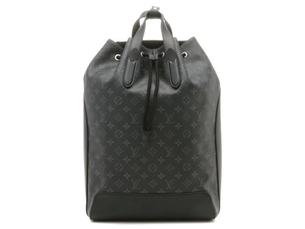 LOUIS VUITTON Backpack Monogram Eclipse Black